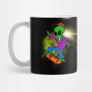 Skating Alien Mug